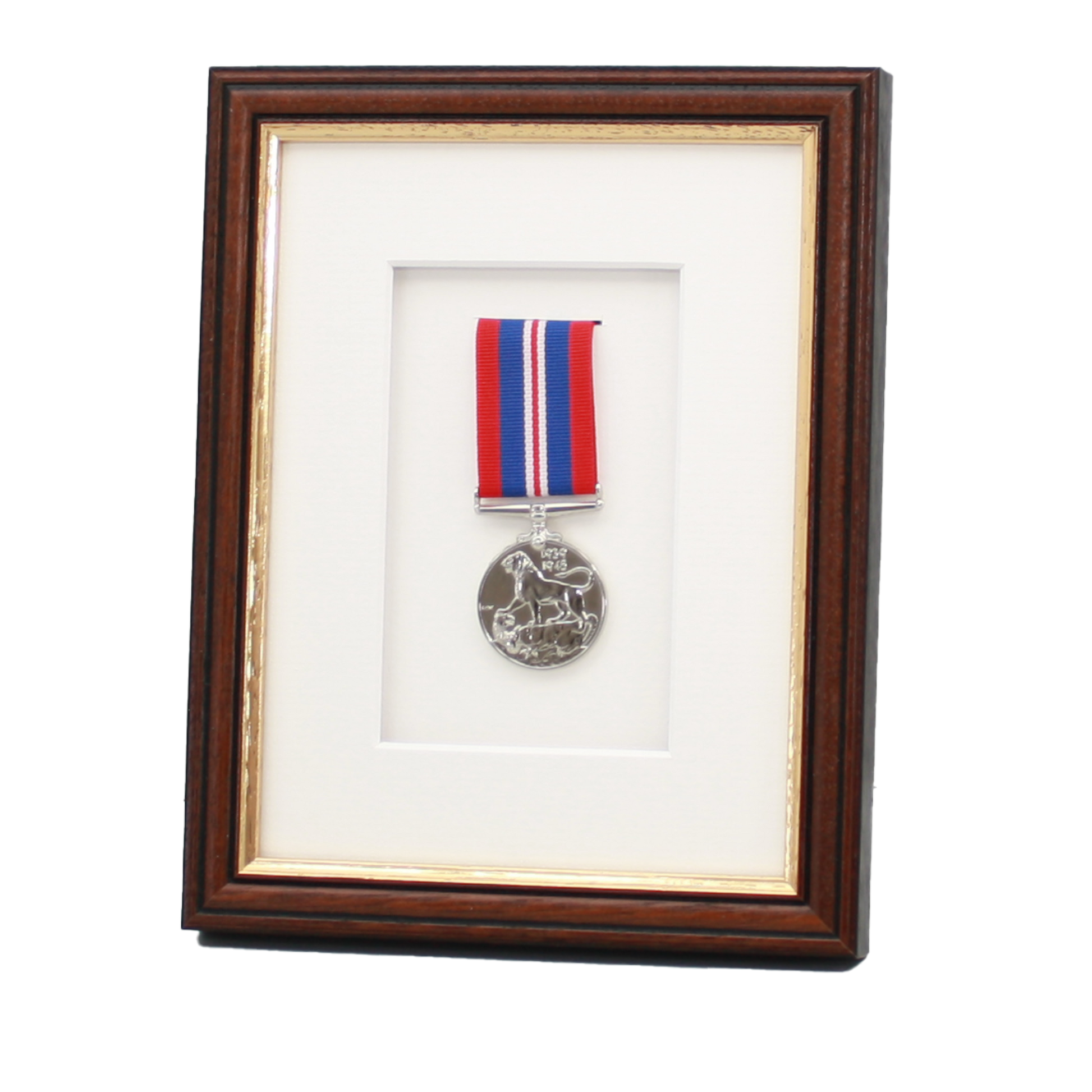 Military Medal display Frame for 1 Medal. Traditional Range. - PhotoFramesandMore - Wooden Picture Frames