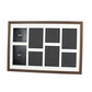 Suits Four 5x5" and Four 5x7" photos. 40x60cm. Wooden Multi Aperture Photo Frame.