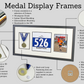 Medal display Frame with Apertures for Medal & Photo. 30x40cm - PhotoFramesandMore - Wooden Picture Frames