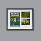 Personalised A4 Sports Programme Frame with Two 5x7” Photo Slots | For Football, Rugby & More