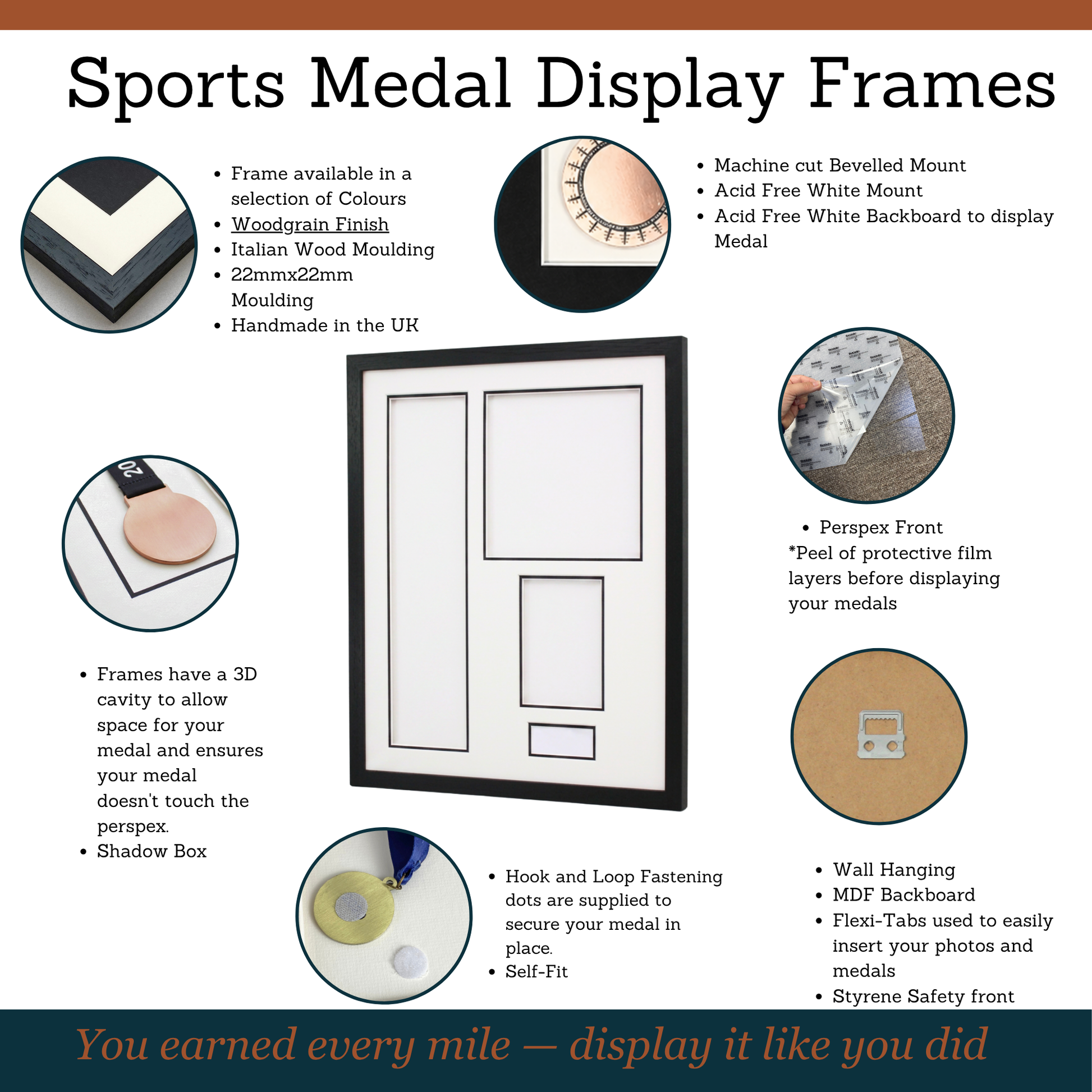 a brochure with a picture of a window and other items