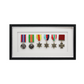 Military Medal display Frame for Six Medals. Traditional Range. - PhotoFramesandMore - Wooden Picture Frames