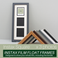 Instax Film Float Frame - Suits Three Instax Square Film - PhotoFramesandMore - Wooden Picture Frames