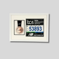 London Marathon 2026 - Medal and race number display.