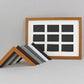 Instax Wide. Suits Nine Instax wide sized Photos, Visual aperture 9.5x5.8cm. A3 Wooden Multi Aperture Frame. - PhotoFramesandMore - Wooden Picture Frames