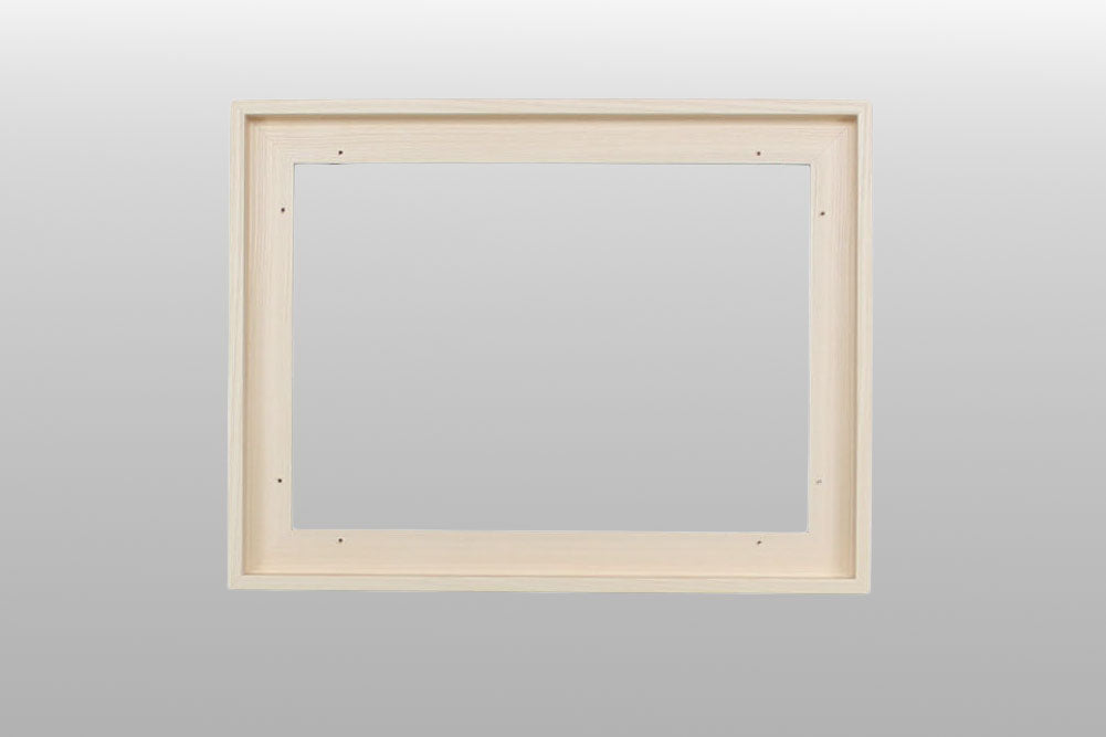 Ash Colour Wooden Tray Frames. 22mm Deep. Standard Size. Floating Effect Frames for Canvas