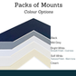 Mount Browsing Packs Picture & Photo Mount Kits with Backs and Clear Bags