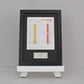 Personalised Golf Score Card Display Frame | Score Card sizes can vary - Check your size before purchase. - PhotoFramesandMore - Wooden Picture Frames