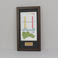 Personalised Golf Score Card Display Frame. 20x40cm Frame | Score Card sizes can vary - Check your size before purchase. - PhotoFramesandMore - Wooden Picture Frames