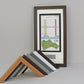 Personalised Golf Score Card Display Frame. 20x40cm Frame | Score Card sizes can vary - Check your size before purchase. - PhotoFramesandMore - Wooden Picture Frames