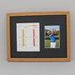 Golf Score Card Display Frame, With 6x4" Photo. 30x40cm Frame | Score Card sizes can vary - Check your size before purchase. - PhotoFramesandMore - Wooden Picture Frames