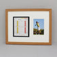 Golf Score Card Display Frame, With 6x4" Photo. 30x40cm Frame | Score Card sizes can vary - Check your size before purchase. - PhotoFramesandMore - Wooden Picture Frames