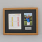 Personalised Golf Score Card Display Frame, With 6x4" Photo. 30x40cm Frame | Score Card sizes can vary - Check your size before purchase. - PhotoFramesandMore - Wooden Picture Frames