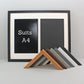 Suits Two A4 sized Photos or Certificates. 40x50cm. Wooden Multi Aperture Photo Frame.