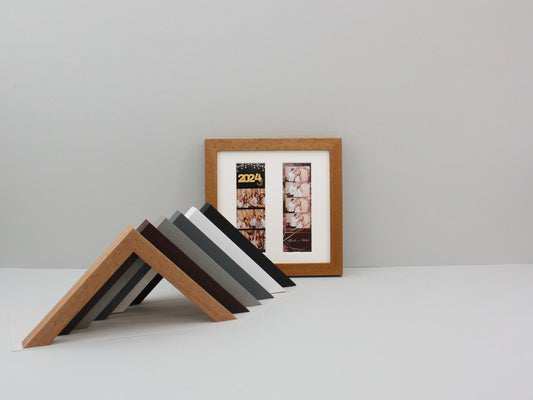 Photo Booth Strip Frame - 2 Photo Booth Strips - PhotoFramesandMore - Wooden Picture Frames