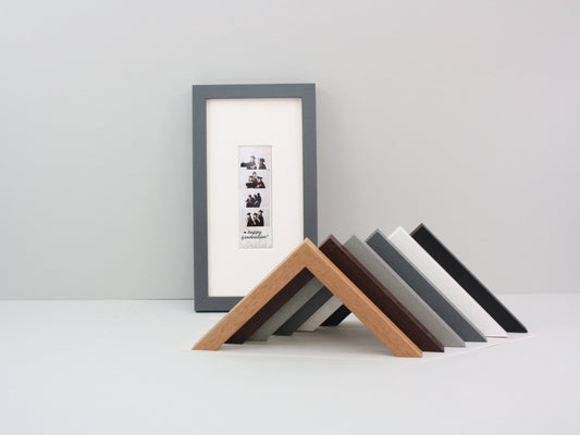 Photo Booth Strip Frame - 1 Photo Booth Strip - PhotoFramesandMore - Wooden Picture Frames