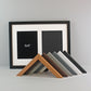 Suits Two 8x6" photos. 30x40cm. Wooden Multi Aperture Photo Frame.