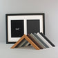 Suits Two 8x6" photos. 30x40cm. Wooden Multi Aperture Photo Frame. - PhotoFramesandMore - Wooden Picture Frames