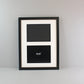 Suits Two 8x6" photos. 30x40cm. Wooden Multi Aperture Photo Frame. - PhotoFramesandMore - Wooden Picture Frames