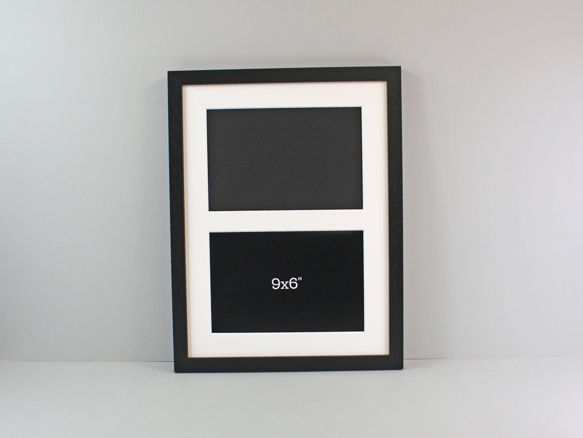 Suits Two 9x6" photos.  30x40cm. Wooden Multi Aperture Photo Frame. - PhotoFramesandMore - Wooden Picture Frames