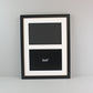 Suits Two 9x6" photos.  30x40cm. Wooden Multi Aperture Photo Frame. - PhotoFramesandMore - Wooden Picture Frames