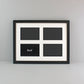 Suits Four 6x4" photos. 30x40cm. Multi Aperture Photo Frame. - PhotoFramesandMore - Wooden Picture Frames