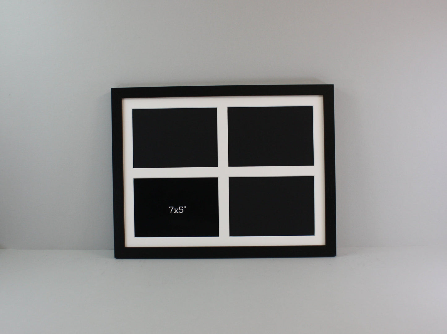 Suits Four 5x7" photos. 30x40cm. Wooden Multi Aperture Photo Frame. - PhotoFramesandMore - Wooden Picture Frames