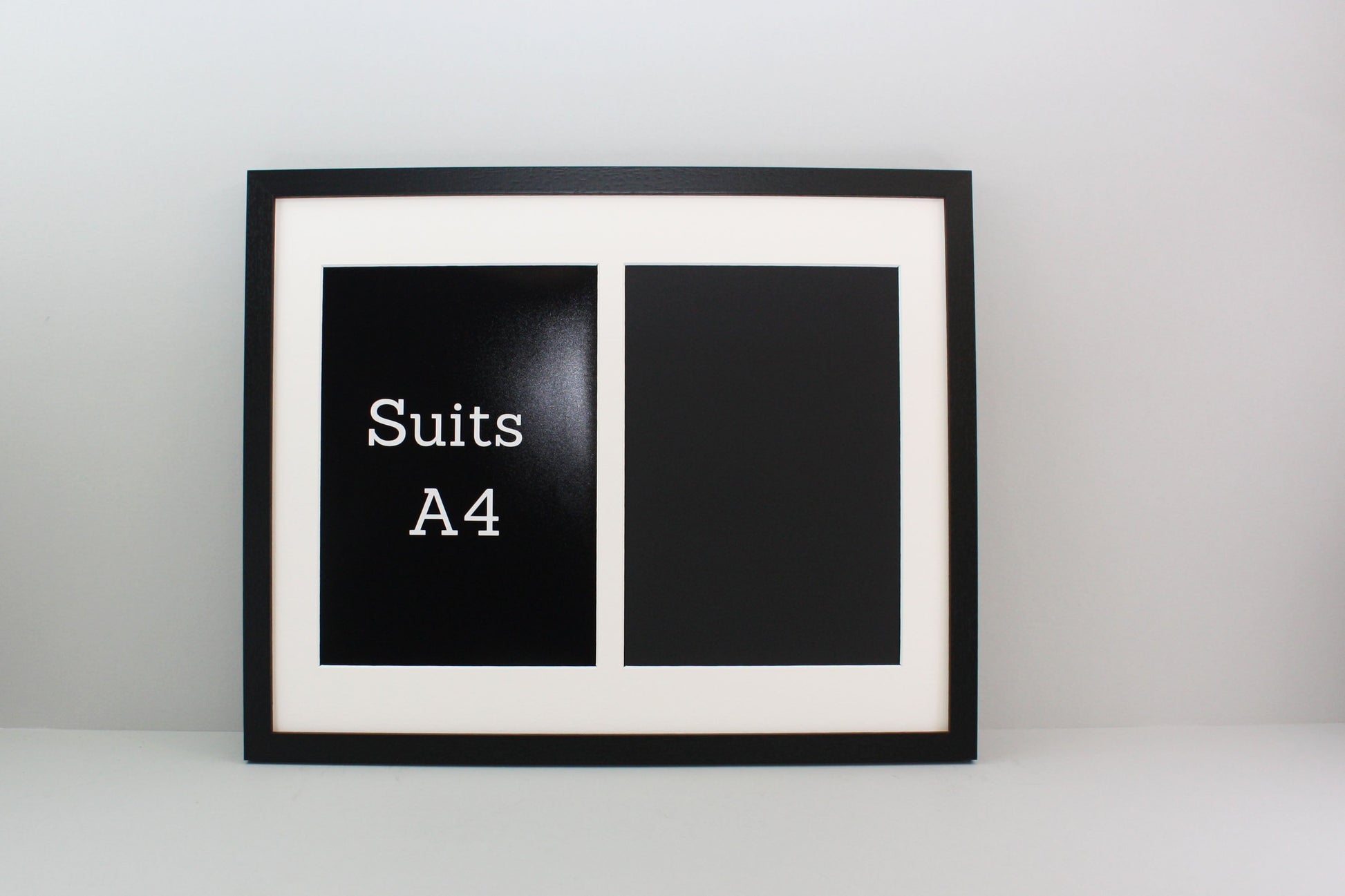 Suits Two A4 Photos. 40x50cm Multi Aperture Photo Frame. - PhotoFramesandMore - Wooden Picture Frames