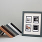 Polaroid GO Film Float Frame - Suits Four Polaroid Gos | Wooden Photo Frame showing the entire Photo, including border. - PhotoFramesandMore - Wooden Picture Frames