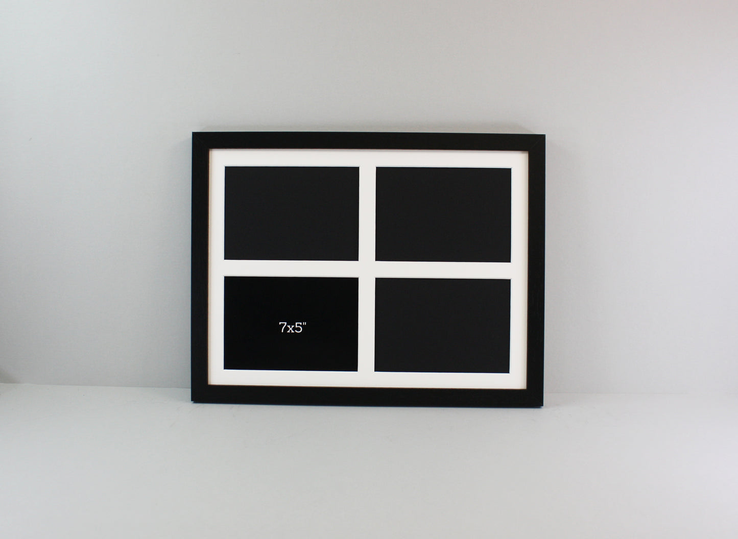 Suits Four 5x7" photos. 30x40cm. Wooden Multi Aperture Photo Frame.