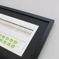 Golf Score Card Display Frame, With 6x4" Photo. 30x40cm Frame | Score Card sizes can vary - Check your size before purchase. - PhotoFramesandMore - Wooden Picture Frames