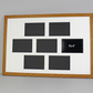 Suits Seven 6x4" photos. 40x60cm. Wooden Multi Aperture Photo Frame.