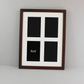 Suits Four 6x4" photos. 30x40cm. Wooden Collage Picture Frame.