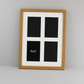 Suits Four 6x4" photos. 30x40cm. Wooden Collage Picture Frame.
