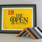 Flag Display Frame. Perfect for Golf Flags. 45.5x60cm Frame - PhotoFramesandMore - Wooden Picture Frames