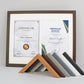 Double Certificate Frame. Suits Two A4 Sized images/Certificates. - PhotoFramesandMore - Wooden Picture Frames