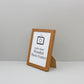 Oak Colour - Wooden Photo Frames - Stand or Hang. - PhotoFramesandMore - Wooden Picture Frames