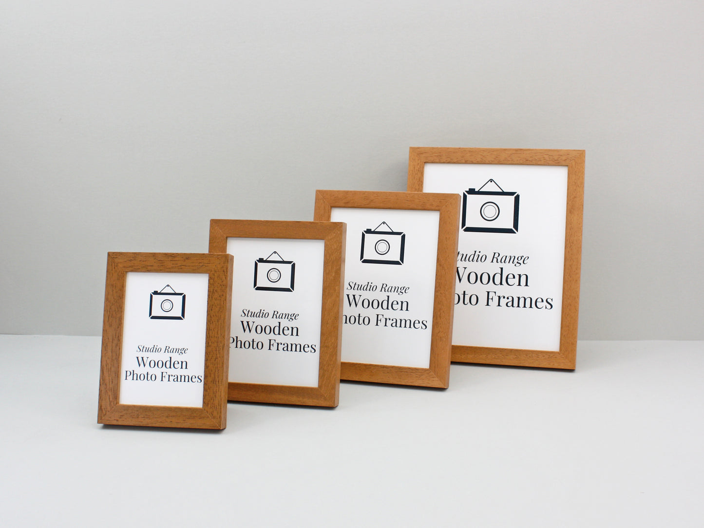 Oak Colour - Wooden Photo Frames - Stand or Hang. - PhotoFramesandMore - Wooden Picture Frames