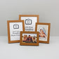 Oak Colour - Wooden Photo Frames - Stand or Hang. - PhotoFramesandMore - Wooden Picture Frames