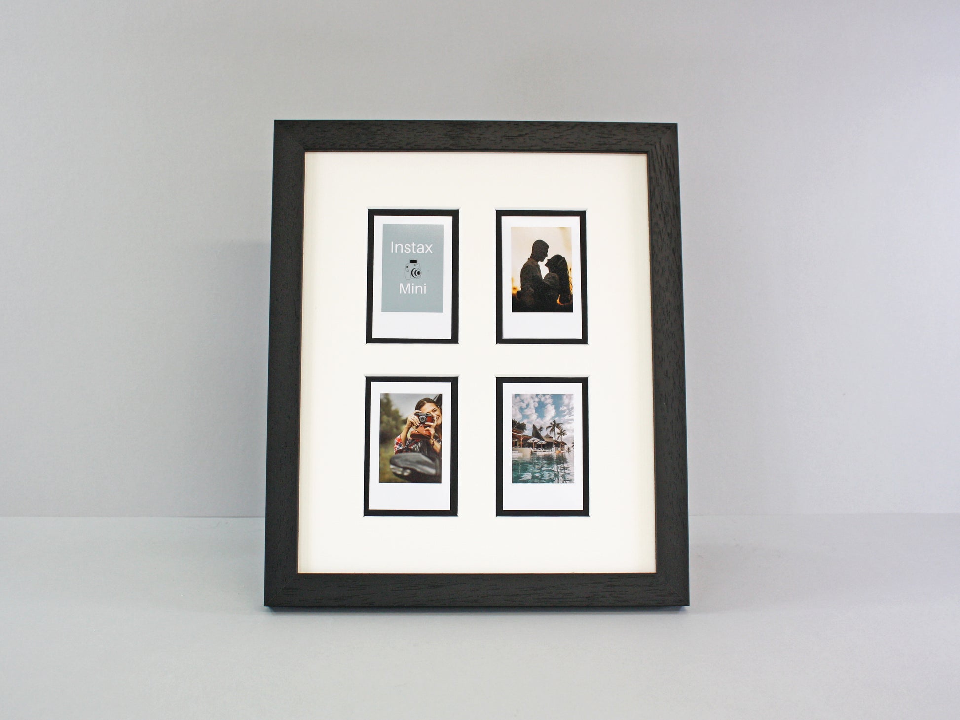 Instax Film Float Frame - Suits Four Instax Minis - PhotoFramesandMore - Wooden Picture Frames