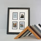 Instax Film Float Frame - Suits Four Instax Minis - PhotoFramesandMore - Wooden Picture Frames