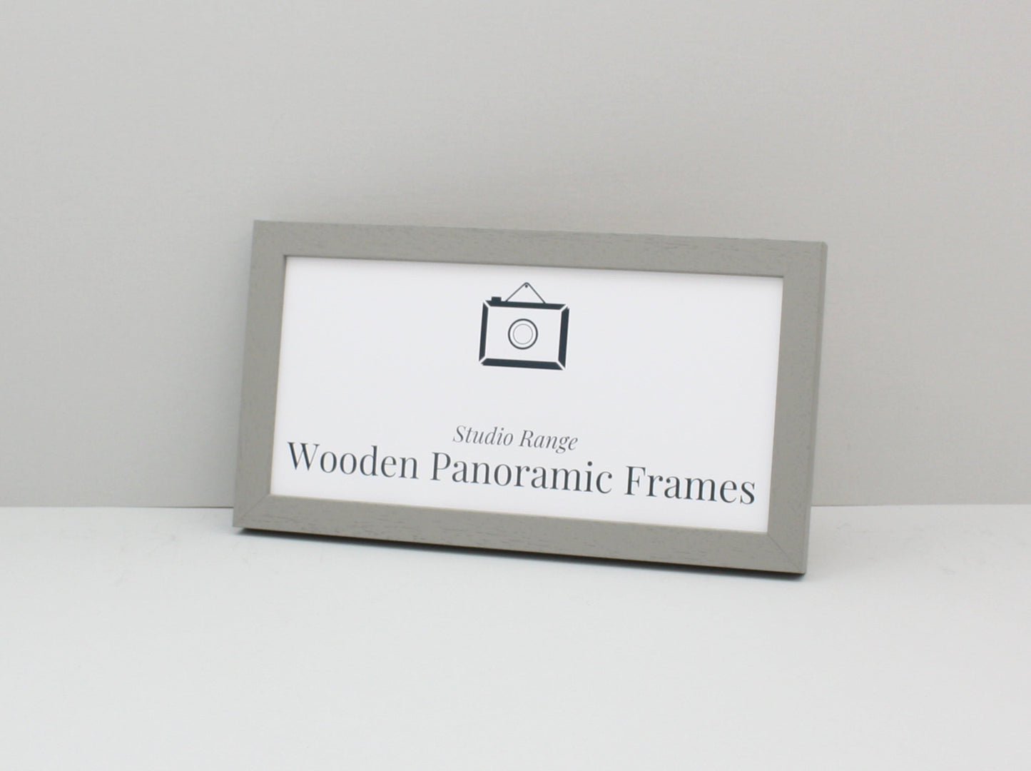 Pale Grey Panoramic Picture Frames - Studio Range
