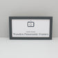 Dark Grey Panoramic Picture Frames - Studio Range - PhotoFramesandMore - Wooden Picture Frames