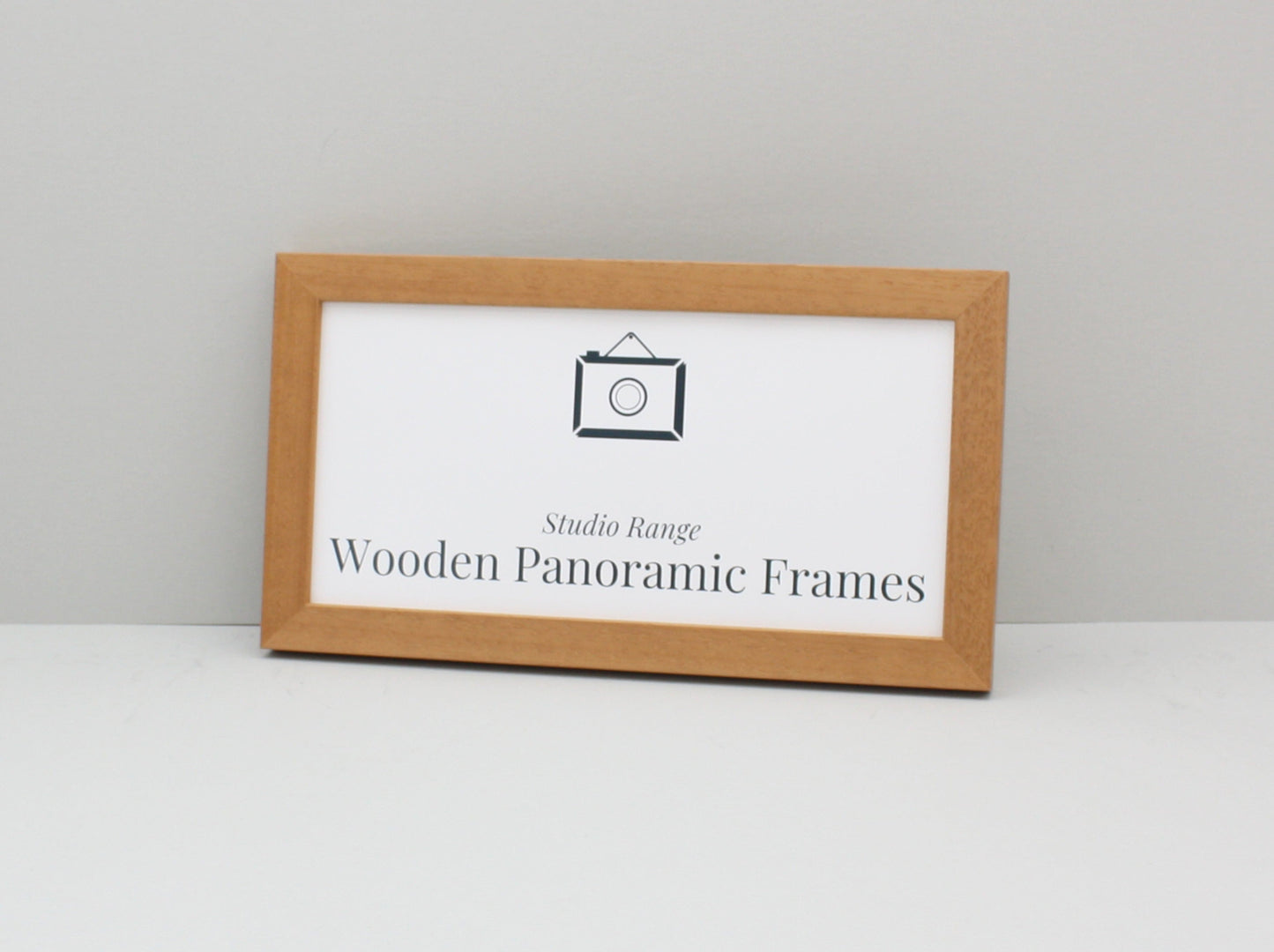 Oak Colour Panoramic Picture Frames - Studio Range - PhotoFramesandMore - Wooden Picture Frames