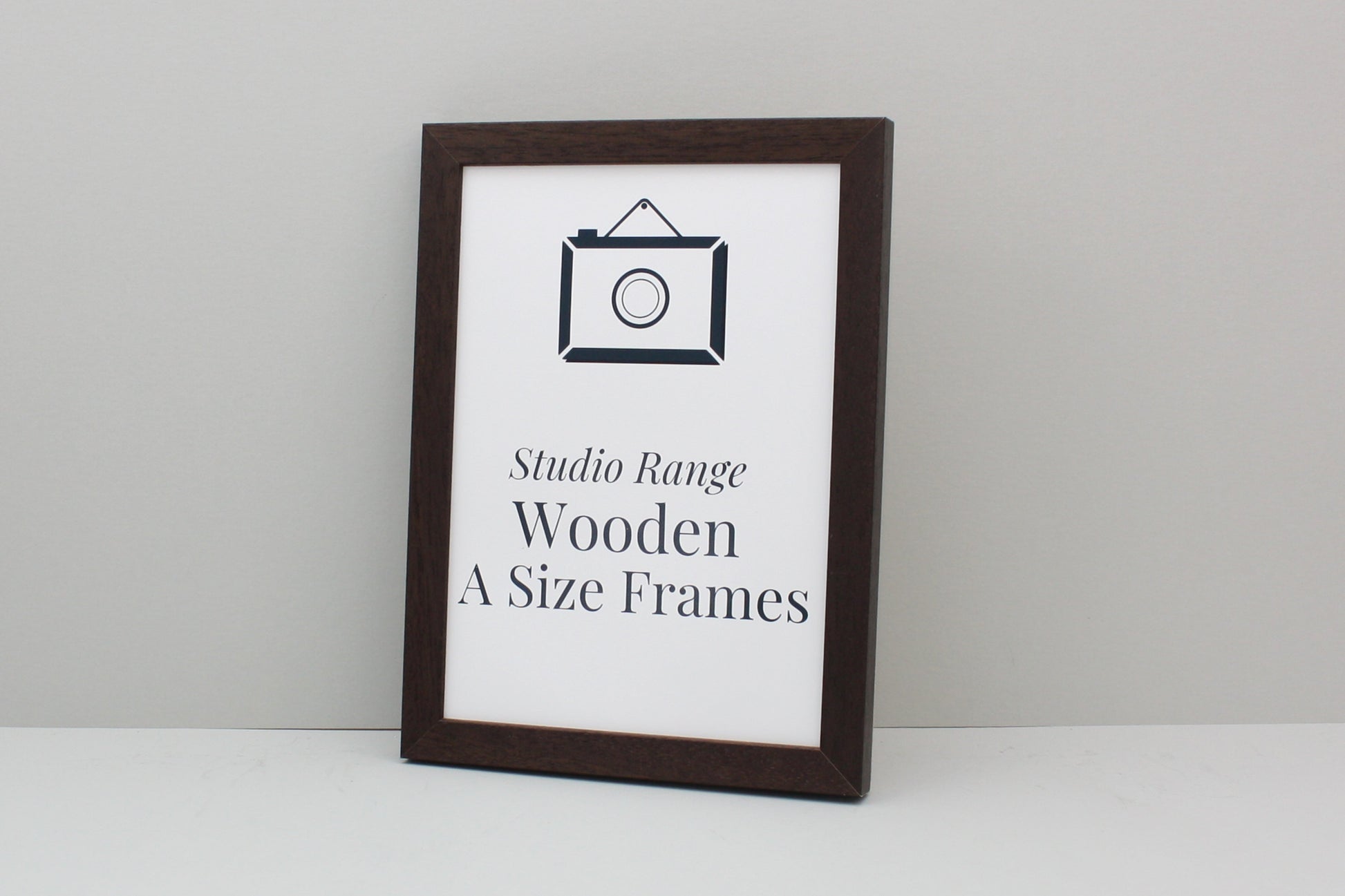 Walnut Colour A-Size Frames - A1, A2, A3, A4 Size Wooden Poster Frame - PhotoFramesandMore - Wooden Picture Frames