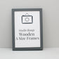 Dark Grey A-Size Frames - A1, A2, A3, A4 Size Wooden Poster Frame