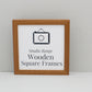 Oak Colour - Square Wooden Frames | Standard Size Frames - PhotoFramesandMore - Wooden Picture Frames