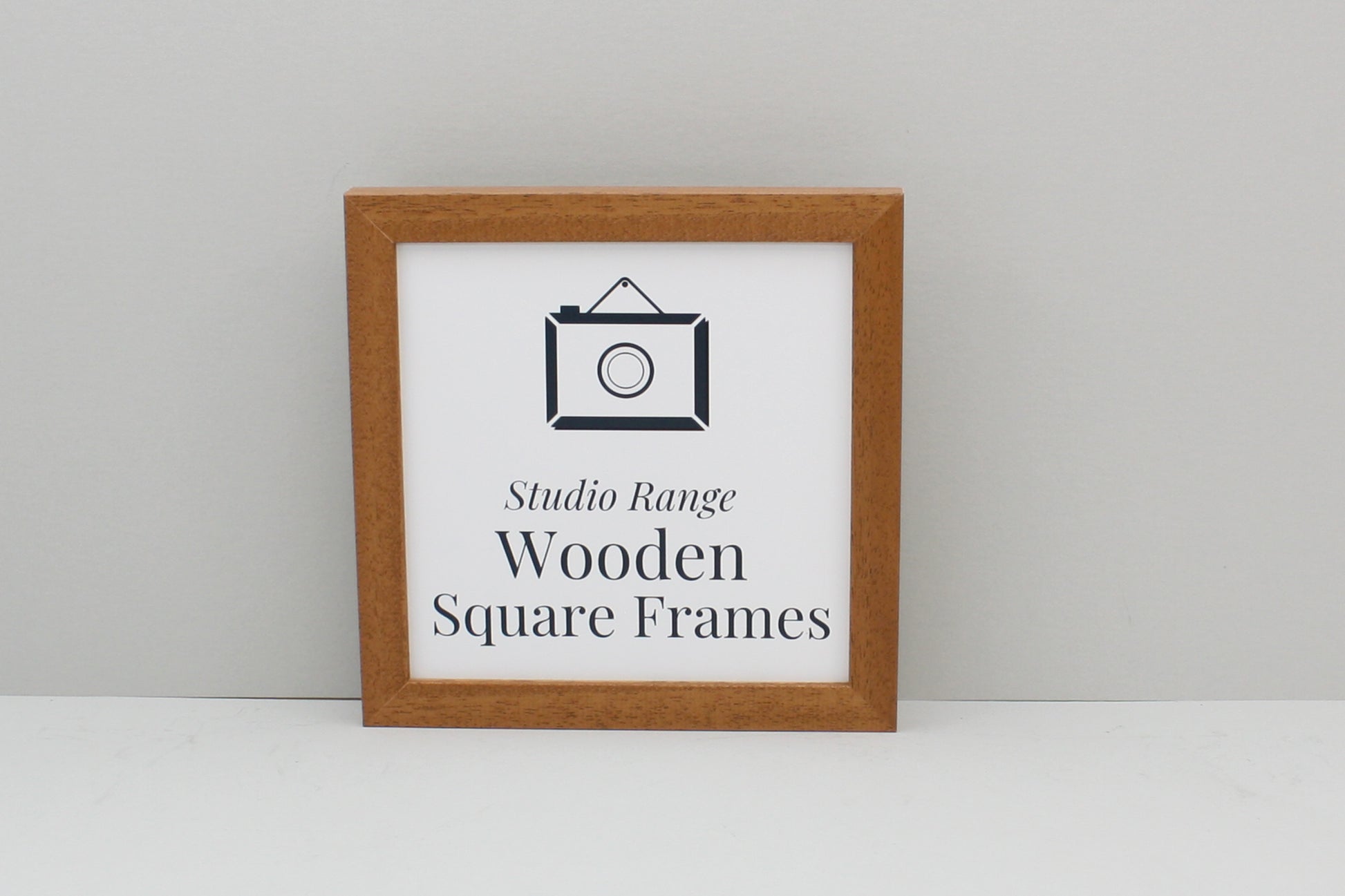 Oak Colour - Square Wooden Frames | Standard Size Frames - PhotoFramesandMore - Wooden Picture Frames