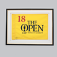Flag Display Frame. Perfect for Golf Flags. Traditional Range. - PhotoFramesandMore - Wooden Picture Frames