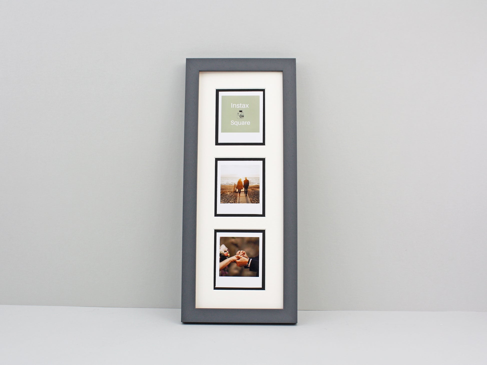 Instax Film Float Frame - Suits Three Instax Square Film - PhotoFramesandMore - Wooden Picture Frames